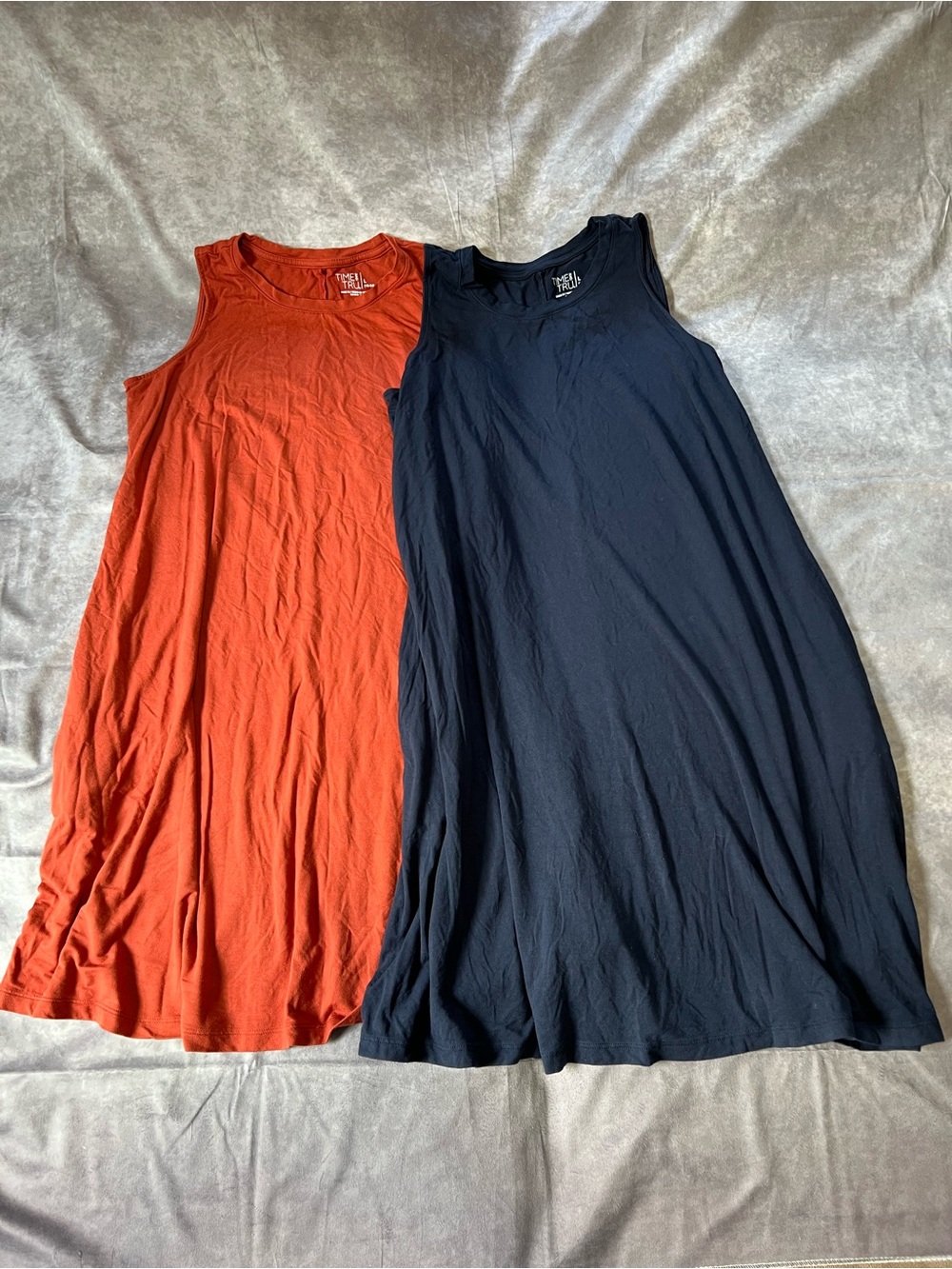 2 piece bundle of Time&Tru tank top dresses